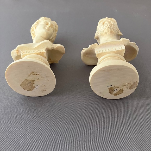 4" Resin Historical Busts, Aphrodite and Hippocrates, Set of 2 - Picture 4 of 5